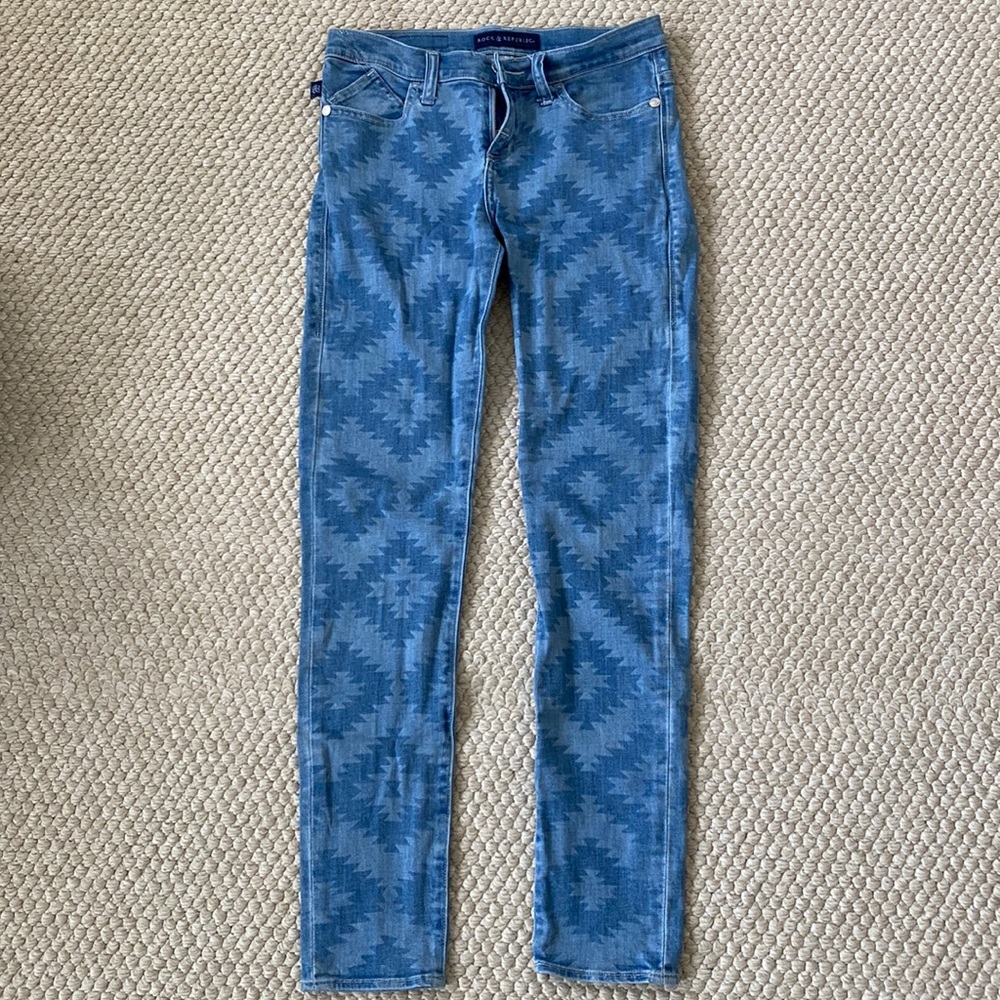 Women’s Rock & Republic Denim Skinny Jeans Sz 4